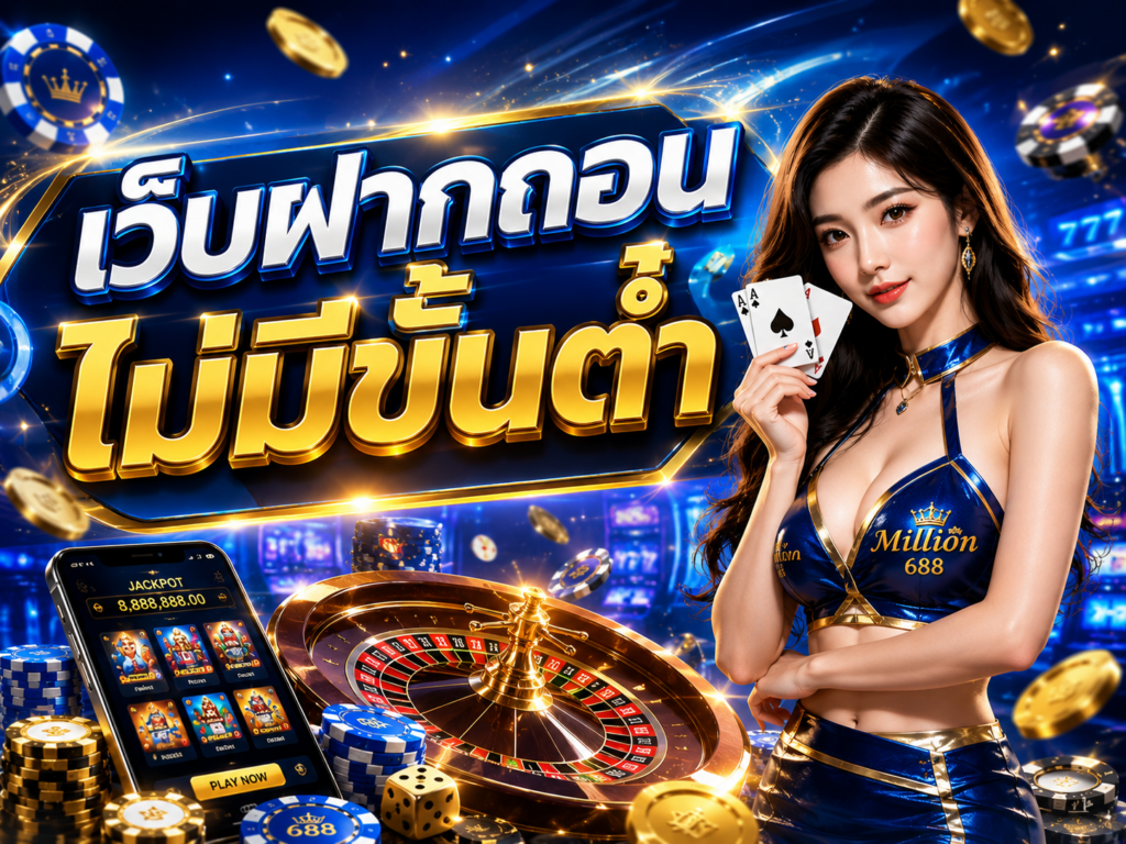 เว็บฝากถอนไม่มีขั้นต่ำ