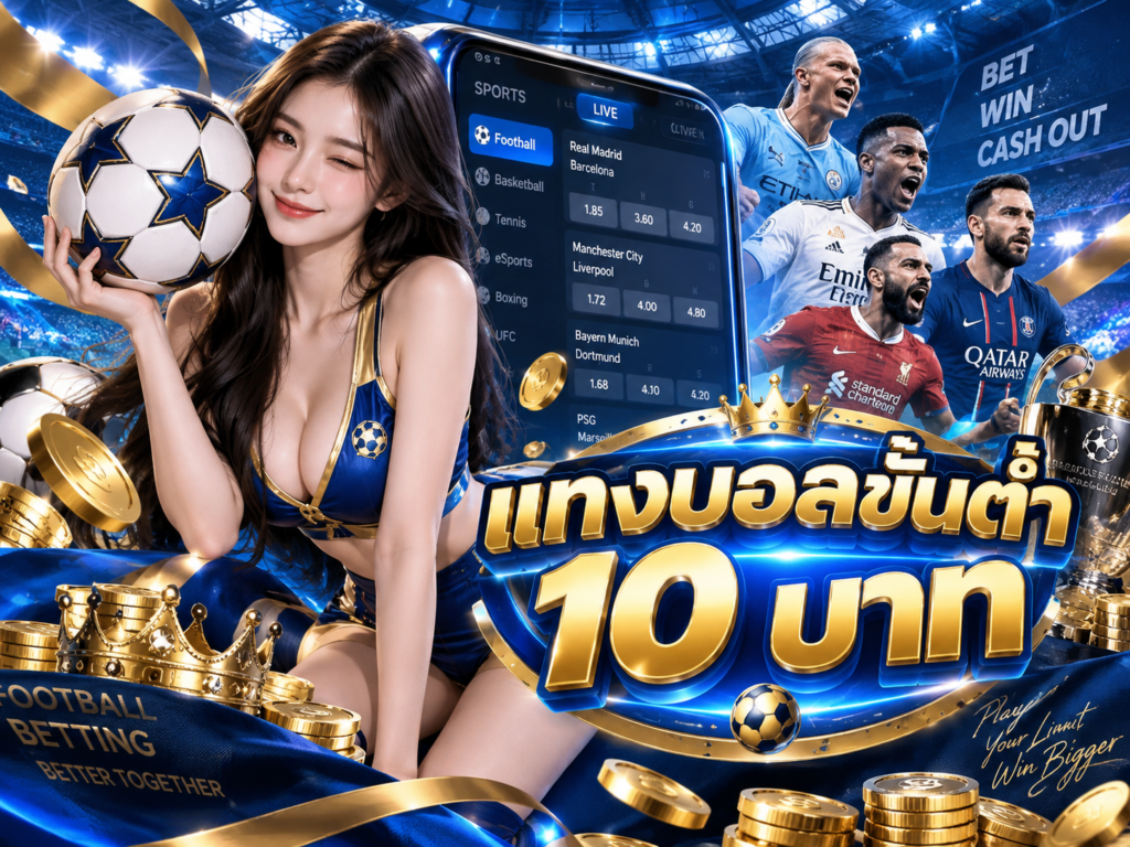 แทงบอลขั้นต่ำ 10 บาท